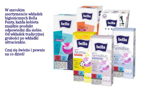 BELLA PANTY SENSITIVE hygienické vložky 20 ks.