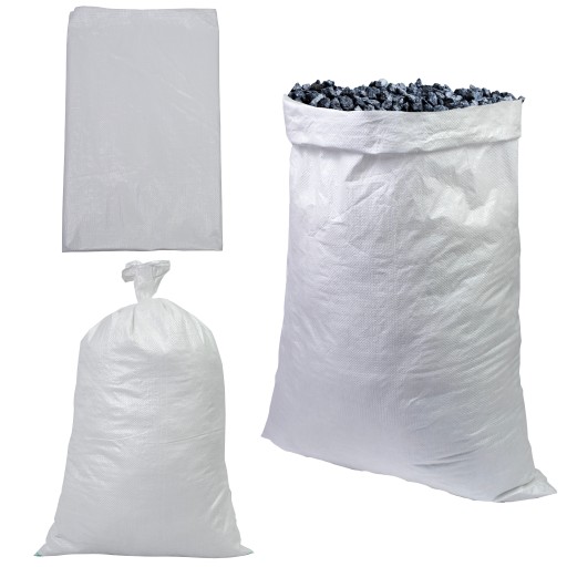 Vrece 25 kg vrecia na obilnú múku 50x85 cm biele