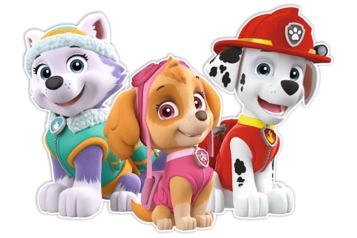 Dekorácia na stenu Paw Patrol-Everest Skye Marshall