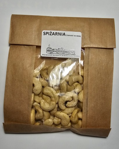 Kešu orechy / Kešu oriešky celé, veľké, 100g