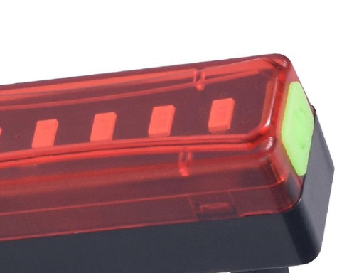 ZADNÁ BICYKLE LAMPA USB LED OSVETLENIE NA BICYKEL