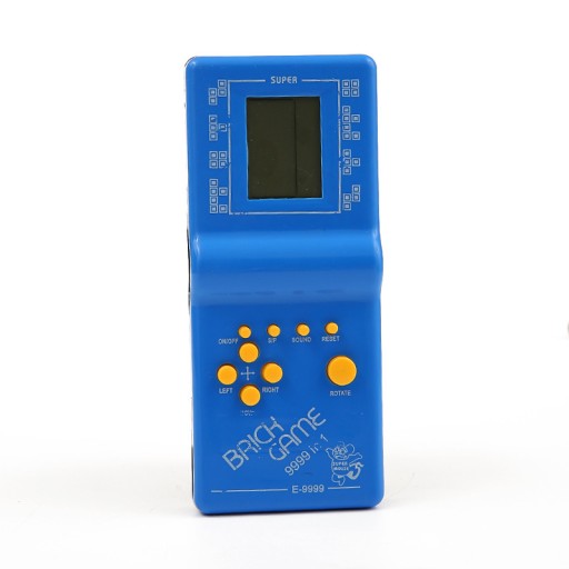 PRENOSNÁ KONZOLA RETRO TETRIS Formula 1 Arkanoid Snake Ping-pong MODRÁ