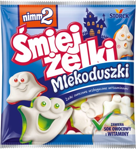 Nimm2 Śmiejżelki OVOCNÉ MLIEKO JEDLÁ VITAMÍNY 90g