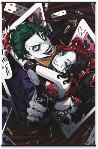 Anime plagát DC Comics Harley Quinn Joker 61 x 91,5