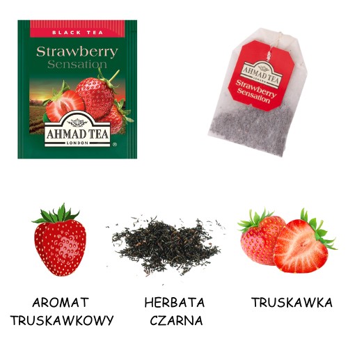 Ahmad Tea FruityTea s4 čierne ovocné čaje 20tb