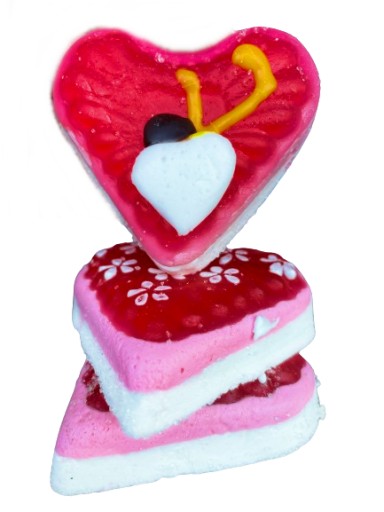 MALÉ SRDCE Valentínske želé Plumeria 45g