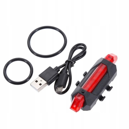VÝKONNÁ LED ZADNÁ BICYKLE LAMPA USB 15H iLIGHT PRO