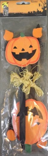 Ozdoba na halloweensku dekoráciu šťuka tekvica