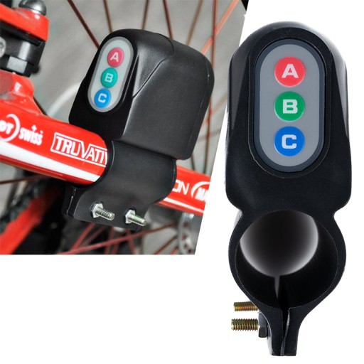 BICYKLOVÝ ALARM NA RÁME ZÁMKU BEZPEČNOSTNÝ KÓD MOTOR BICYKLE SKÚTER