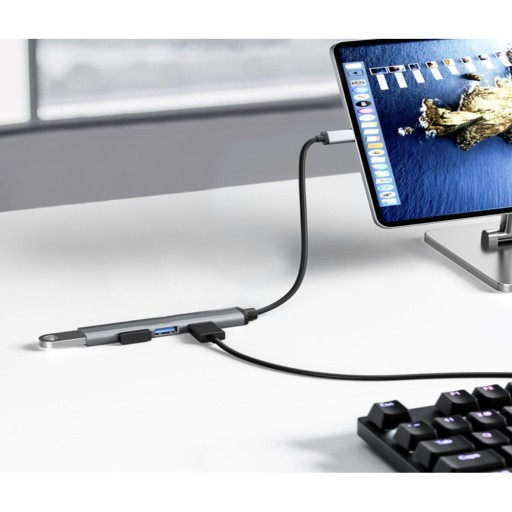 Rozbočovač USB rozbočovača Adaptér USB Port Station Rozbočovač x 4 tenký