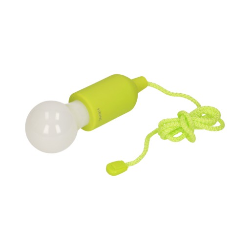 Nočná lampa na batérie na šnúrke, 1WLED, limetkovo zelená