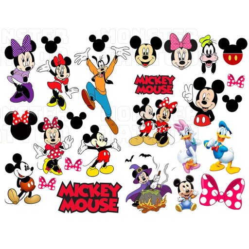 UMÝVAJÚCE DOČASNÉ TETOVANIE PRE DETI MICKEY MOUSE ORIGINÁLNE DIZAJNY