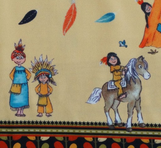 MG záves LÁTKA INDIANS HONEY M07/04 Poľ