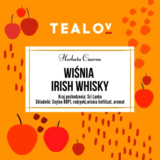 TEALOV čaj čierny VIŠŇA A ÍRSKA WHISKY 100G