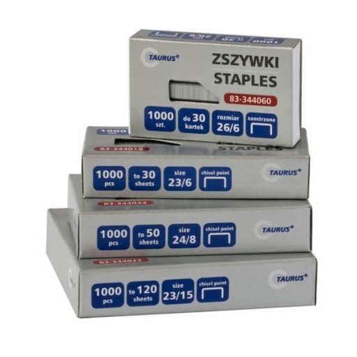 Sponky 23/6 - 1000 ks pozink