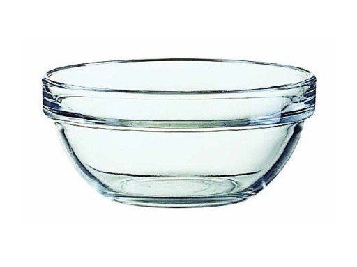 Luminarc miska na šalát sklenená misa okrúhla malé dezerty šaláty 12cm 250ml