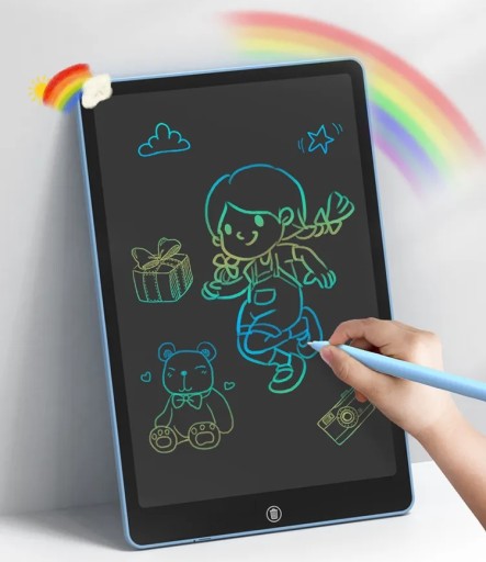 DÚHOVÉ PÍSMO Stierateľný GRAFICKÝ TABLET NA KRESLENIE FAREB