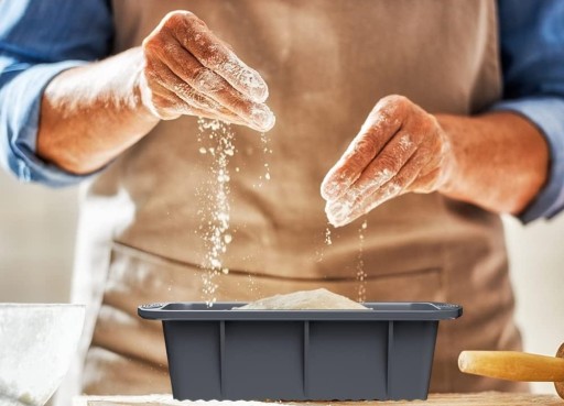 SILIKÓNOVÁ FORMA NA CHLEBA, PAŠTÁTU, PEČENIE, PEKÁR S NEPRIĽNAVÝM NÁKLADOM