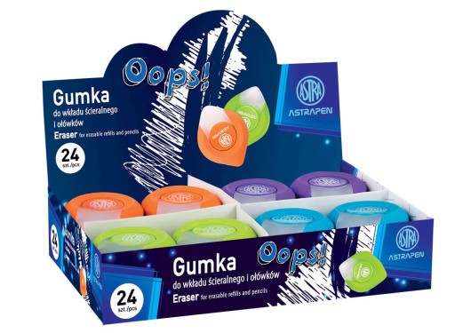 Guma na mazanie ceruziek a vložka na gumu Astra