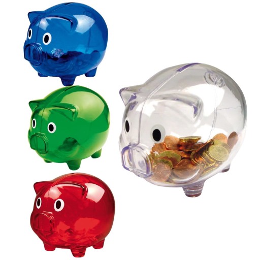PRASIATKO Transparentné 12,5 cm červené pre deti aj dospelých