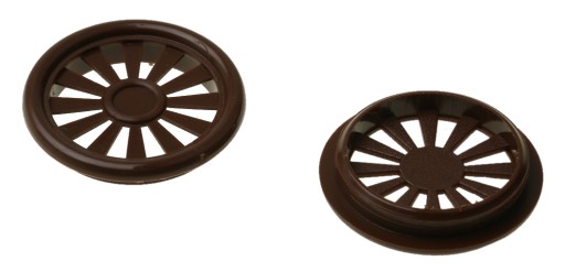 PLASTOVÝ NÁBYTOK VETRACÍ 40mm HNEDÁ 10 kusov