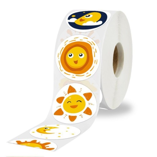 Motivačné nálepky pre deti, 100 kusov, 2,5 cm