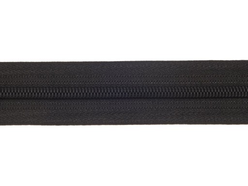 Zips 80 cm špirálový. Čierna #5
