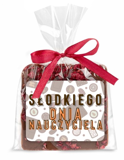 Darček ku Dňu učiteľov, čokoládová potlač