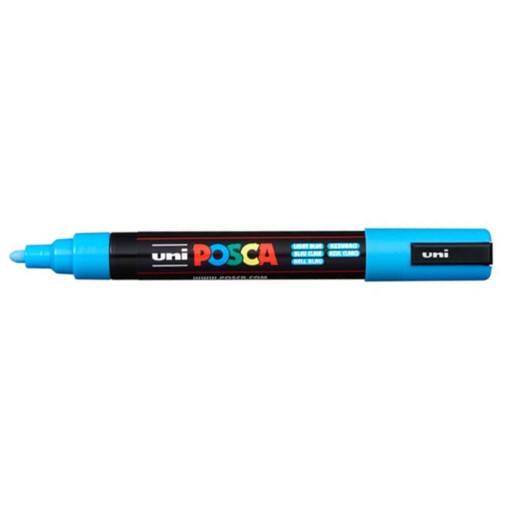 Popisovač UNI POSCA PC-5M svetlomodrý (8)