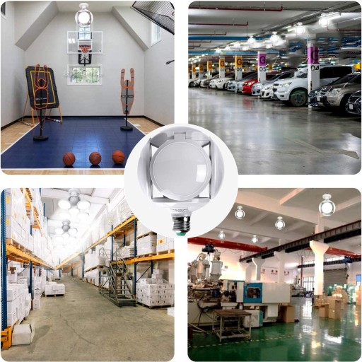 28W LED žiarovka ako futbalový luster UFO