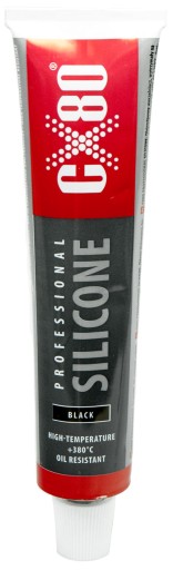 CX80 061 - SILIKÓN PROFESSIONAL čierny 80ml