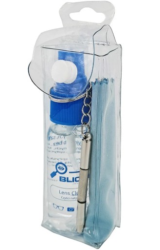 BLICKER SET: TEKUTINY NA ČISTENIE OKULIAROV 30 ML, SKRUTKOVAČKA a TKANINA