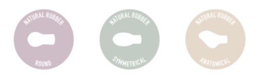 BIBS ANATOMIC cumlík ortodontická retro hevea guma 6-18