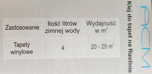 Lepidlo na vliesové tapety ACM Vlies 200g 4 rolky