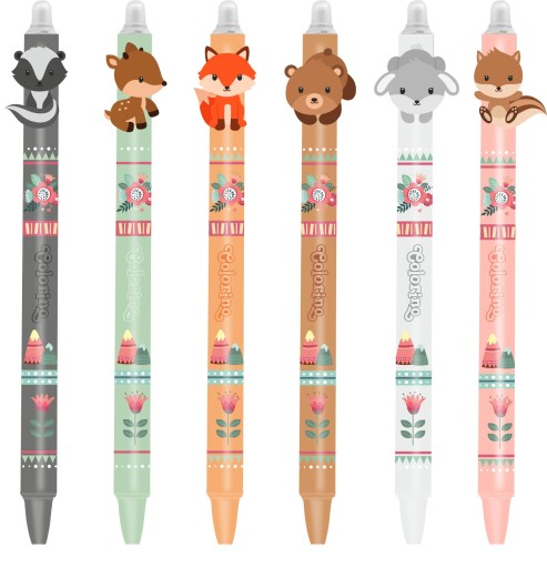 Stierateľné pero Forest ANIMALS Blue Colorino 02718