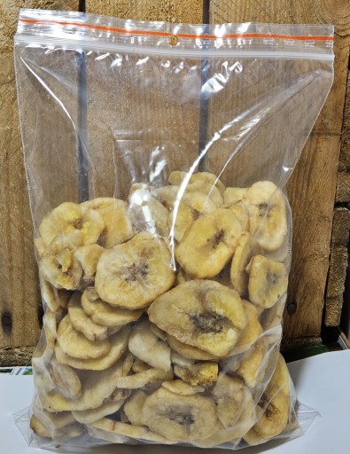 Sušené banánové lupienky, celé plátky 250g
