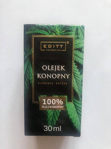 Konopný olej 30 ml 100% Editt Cosmetics