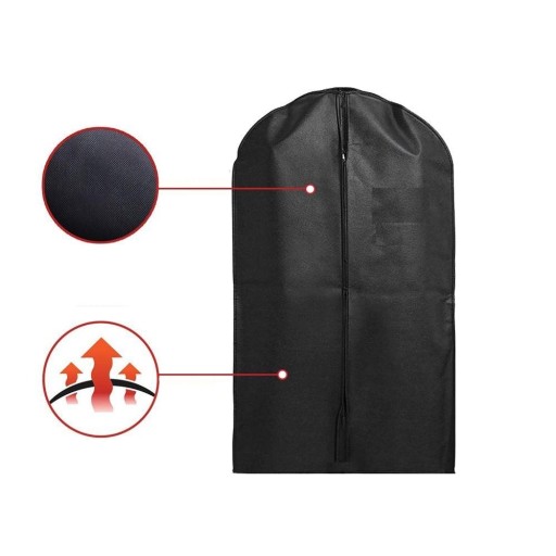 POTAH NA OBLEČNÝ OBLEK 60x90cm TAŠKA NA Zips