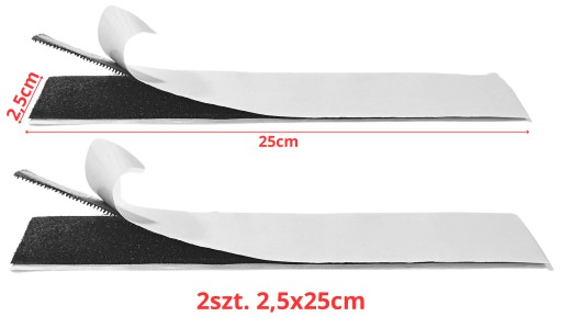 Suchý zips na čalúnené panely 2 suchý zips 2,5 x 25 cm samolepiaci suchý zips