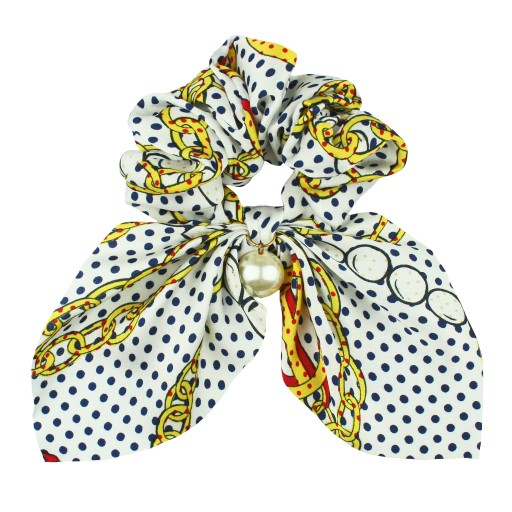 SCRUNCHIE VLASY S ČERNIČKAMI PRE DIEVČA