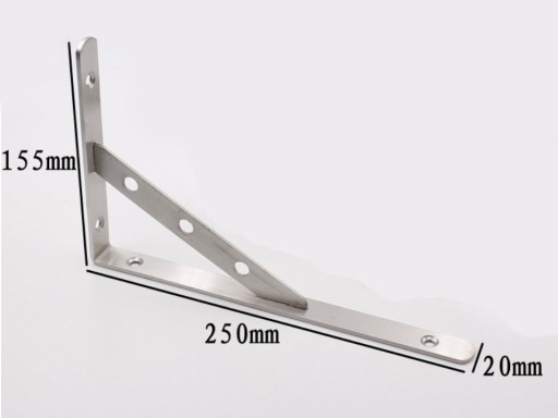 DRŽÁK PODPORKA POLICE UHLOVÁ DRŽÁK 15cm
