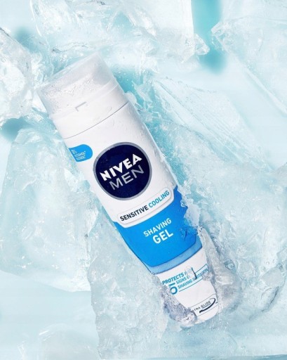 Chladivý chladivý gél na holenie Nivea Men Sensitive 200 ml
