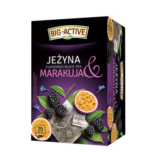 Čierny čaj Big-Active Blackberry Passion Fruit Ex20