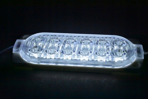 LED modul 12V 2,4W vodeodolný IP65 STUDENÁ BIELA