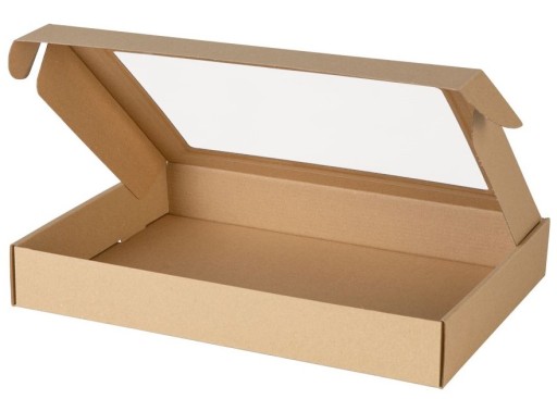 KRABIČKA S KARTÓNOM VYREZÁVANIA OKIENKA 35x25x5 DARČEKOVÉ BALENIE