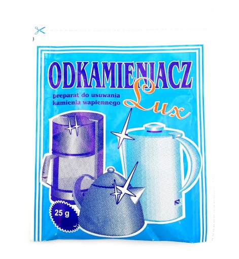 LUX odstraňovač vodného kameňa pre kávovary, varné kanvice, práčky, 25g