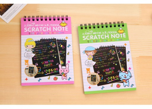 Vyfarbovacia stieracia strana SCRATCH-PAGE karty 10x14