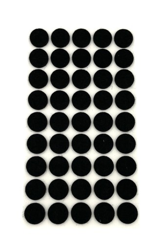 Samolepiace plstené podložky ⌀ 14mm bal. 45 ks