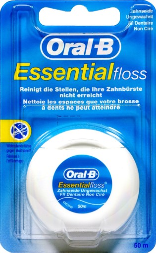 ORAL-B Essential Floss BEZVOSKOVANÁ DENTÁLNA niť 50m 1 kus