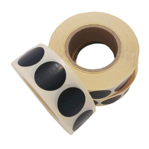 1000 kusov 20 mm etikiet do dávkovača - čierne